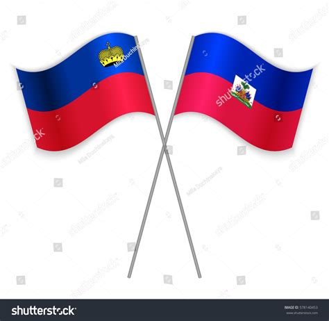 flags of haiti and liechtenstein